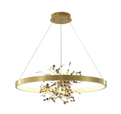 Bethel International 1 Light Chandelier Model: GL350C32G