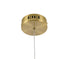 Bethel International 1 Light in Brass Dimmable LED Single Pendant With A Clear PC Shade Model: GL455P5BR