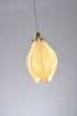 Bethel International 1 Light in Bronze Single Pendant With A Cream Ceramic Flower Model: ZA42P5BR