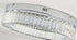 Bethel International 1 Light in Chrome Dimmable LED Flush Mount With Clear Crystals Model: GL449FM20CH