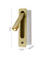Bethel International 1 Light in Satin Brass Metal LED Wall Sconce With One USB Port And A Clear Frosted Lens Model: BTG104BR