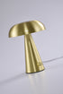 Bethel International 1 Light in Satin Brass Table Lamp With A in Satin Brass Metal Shade Model: BTG103BR