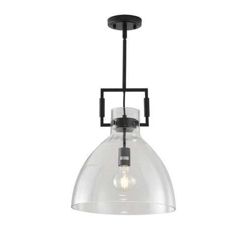 Bethel International 1 Light Pendant Model: LC02P14BLK