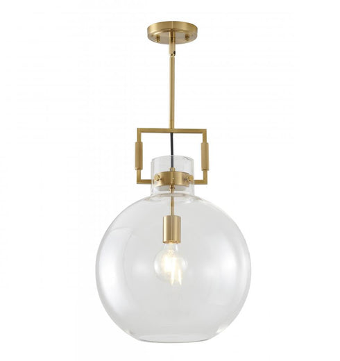 Bethel International 1 Light Pendant Model Number: LC01P14BR
