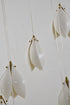 Bethel International 12 Light in Bronze Single Pendant With Cream Ceramic Flowers Model: ZA43C24BR