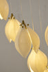 Bethel International 12 Light in Bronze Single Pendant With Cream Ceramic Flowers Model: ZA44C48BR
