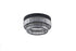 Bethel International 2 Light Black Dimmable LED Flush Mount With Clear Crystals in Satin Black Finish Model: GL450FM15BK