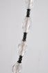 Bethel International 22 Light in Black LED Chandelier With Clear Crystal Shades Model: BL01C106BLK