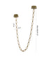 Bethel International 22 Light in Brass LED Chandelier With Clear Crystal Shades Model: BL01C106BR