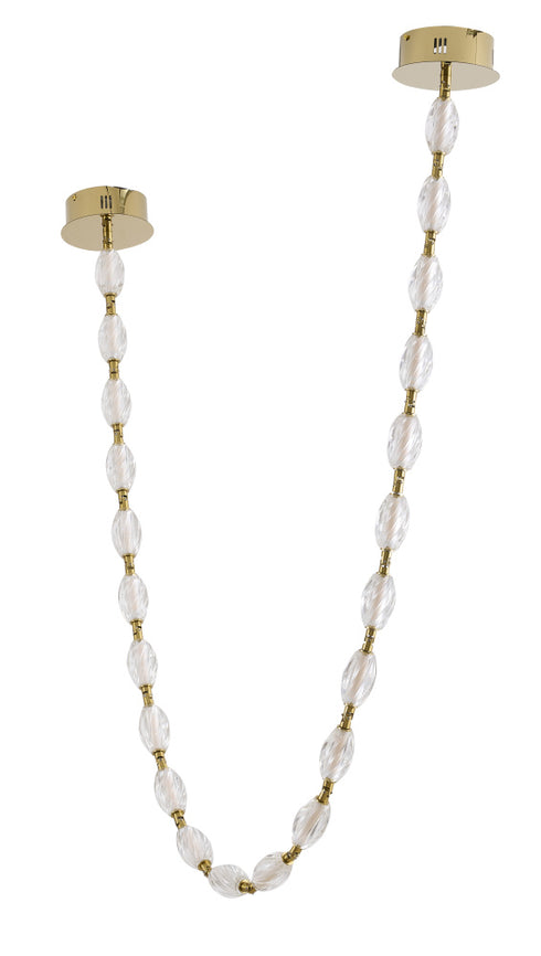 Bethel International 22 Light in Brass LED Chandelier With Clear Crystal Shades Model: BL01C106BR