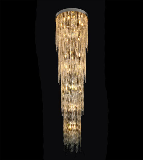 Bethel International 24 Light Flush Mount Model: KM12C25CH