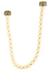 Bethel International 30 Light in Brass LED Chandelier With White Acrylic Ball Shades Model: BL02C106BR