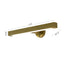 Bethel International 4 Light in Satin Brass Wall Sconce With A White Frosted Acrylic diffuser Model: BLT105WBR