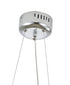 Bethel International 40 Light Dimmable in Chrome Stainless Steel LED Chandelier in a 3 Tier Design Model: MN51C16CH