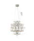 Bethel International 40 Light Dimmable in Chrome Stainless Steel LED Chandelier in a 3 Tier Design Model: MN51C16CH