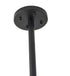 Bethel International 44 Light in Matte Black Metal Chandelier With White Glass Ball Shades Model: WG01C60BLK