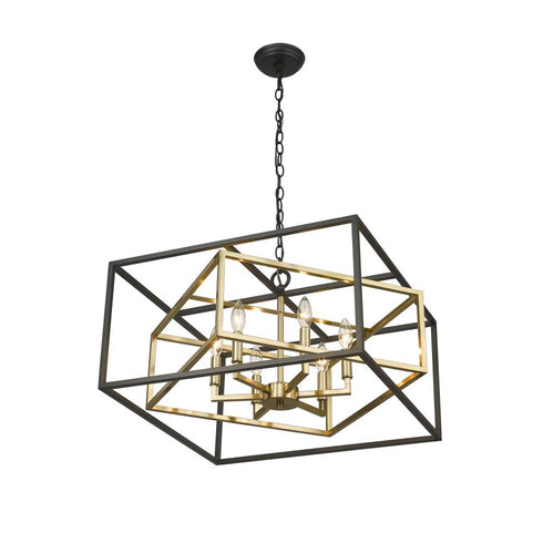 Bethel International 6 Light Chandelier Model: YS218C22BG
