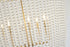Bethel International 8 Light in Gold Chandelier With Clear Beaded hanging Glass Model: LA62C30G