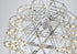 Bethel International 85 Light Dimmable in Chrome Stainless Steel LED Chandelier in a 5 Tier Design Model: MN52C24CH