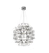 Bethel International 85 Light Dimmable in Chrome Stainless Steel LED Chandelier in a 5 Tier Design Model: MN52C24CH