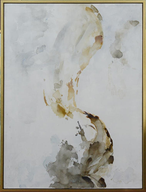 Bethel International Art Painting Gold & Black in Gold and Black Finish Model: JA61HG3648G