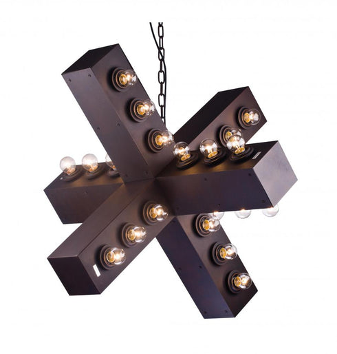 Bethel International Chandelier in Black Model: DU81