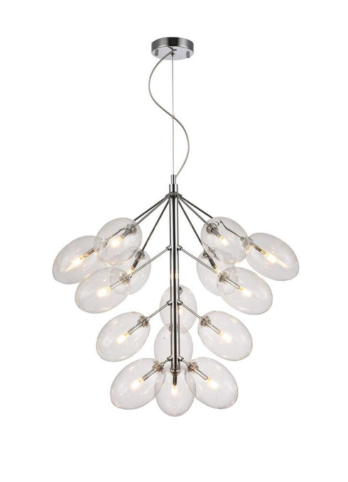 Bethel International China Ceiling Fixture in Chrome Finish Model: DU116