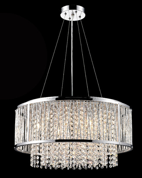 Bethel International China Chandelier in Chrome Finish Model: YS579-8P
