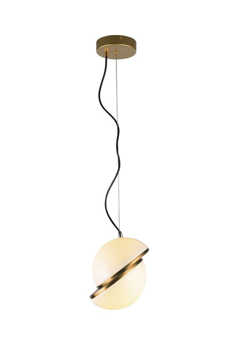 Bethel International China LED Single Pendant Lighting in White Finish Model: SR19
