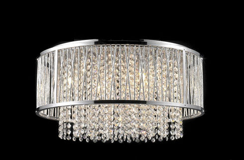 Bethel International Flush Mount in Chrome Model: YS579-8C