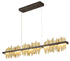 Bethel International in Black and Brass LED Chandelier Model: FT124C47B