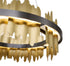 Bethel International in Black and Brass LED Chandelier Model: FT125C23B
