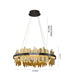 Bethel International in Black and Brass LED Chandelier Model: FT125C23B