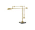 Bethel International in Black and Brass LED Table Lamp Model: MU154T27BLK