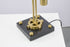 Bethel International in Black and Brass LED Table Lamp Model: MU154T27BLK