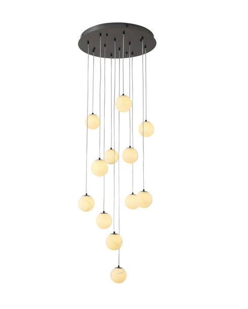 Bethel International in Black Chandelier Model: WHP24BLK