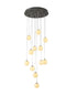 Bethel International in Black Chandelier Model: WHP24BLK