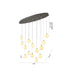 Bethel International in Black Chandelier Model: WHP48BLK