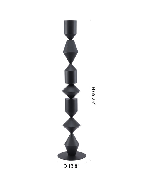 Bethel International in Black Floor Lamp Model: MU141F65BLK
