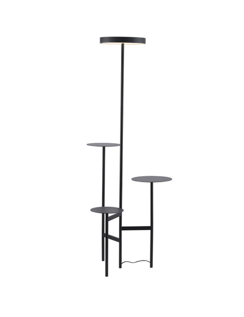 Bethel International in Black LED Floor Lamp Model: MU148F70BLK
