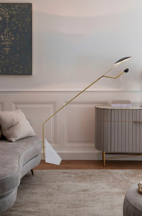 Bethel International in Black LED Floor Lamp Model: MU157F88BLK