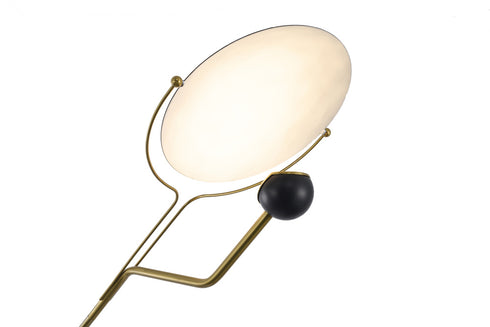 Bethel International in Black LED Floor Lamp Model: MU157F88BLK