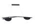 Bethel International in Black LED Pendant Model: MU121C3BLK