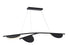 Bethel International in Black LED Pendant Model: MU121C3BLK