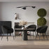Bethel International in Black LED Pendant Model: MU121C3BLK