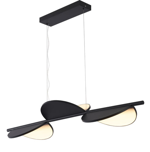 Bethel International in Black LED Pendant Model: MU122C50BLK