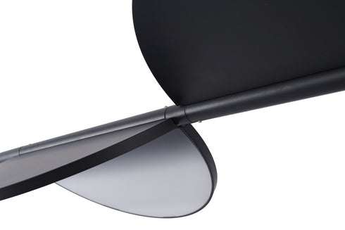 Bethel International in Black LED Pendant Model: MU122C50BLK