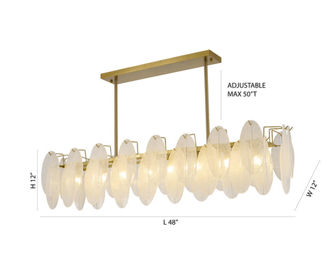 Bethel International in Brass Chandelier Model: LA65C48BR