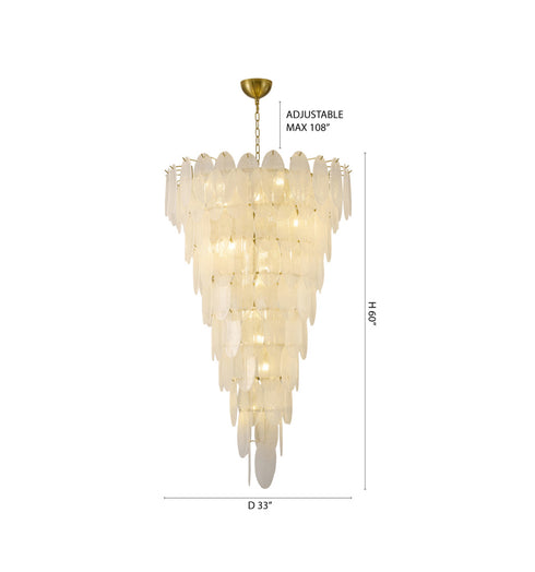 Bethel International in Brass Chandelier Model: LA66C60BR