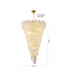 Bethel International in Brass Chandelier Model: LA66C60BR